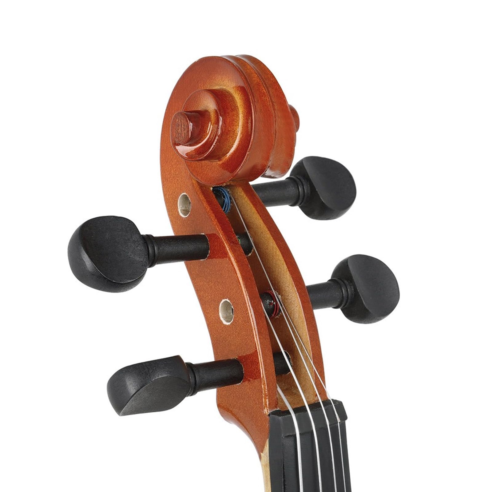 Viola acustica 4/4 con archi e custodia per il trasporto in abete massello pannello in legno naturale viola strumento musicale a corde