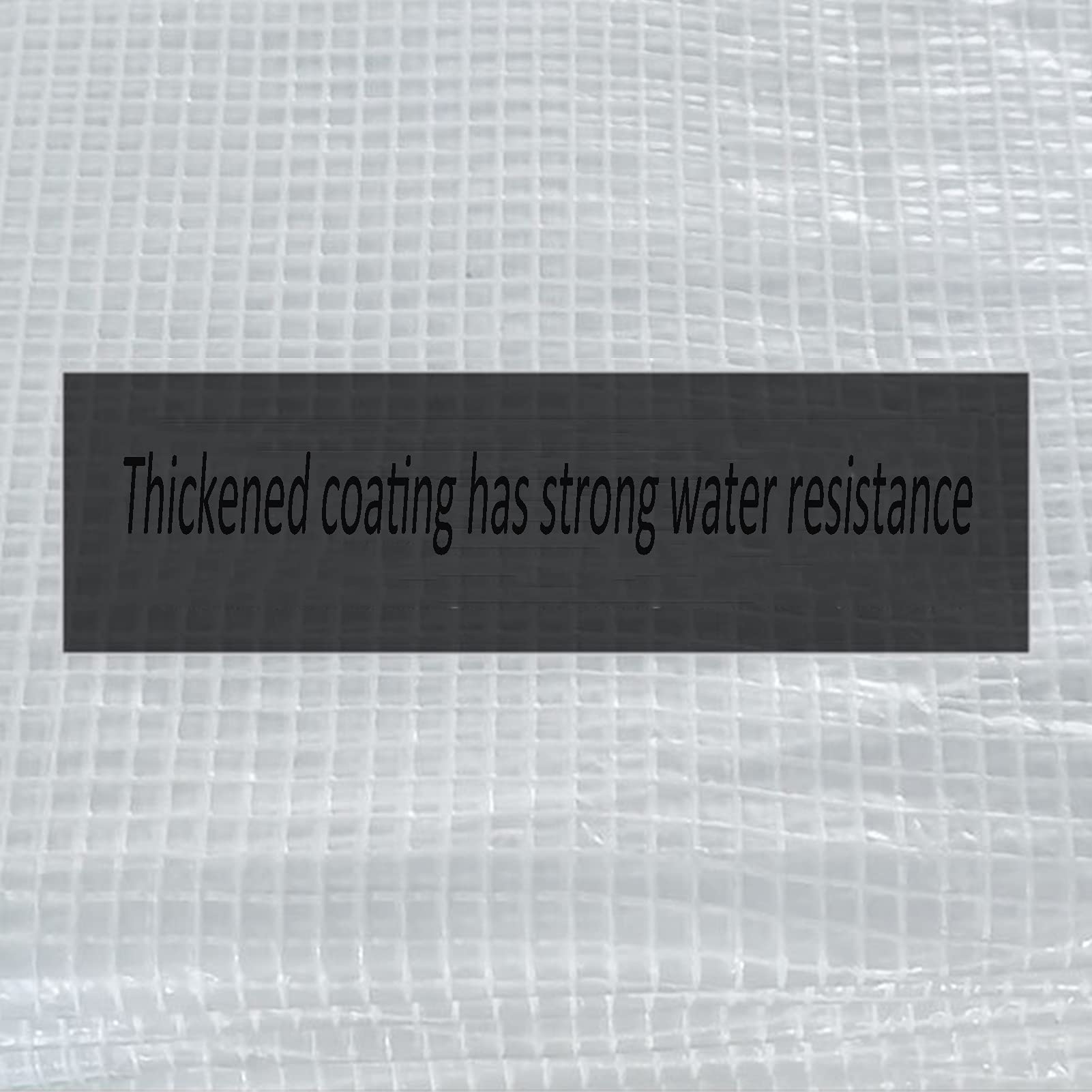 Lona de PVC resistente al agua para camping, pesca y jardinería, gruesa, duradera, a prueba de polvo, impermeable, transparente, 1 x 1 m
