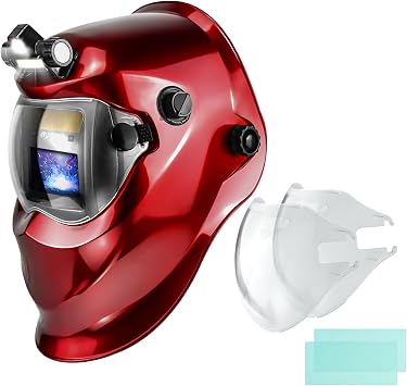 TRQWH Welding Helmets for Men True Color Welding Hood & KP Series Outside Cover Lens