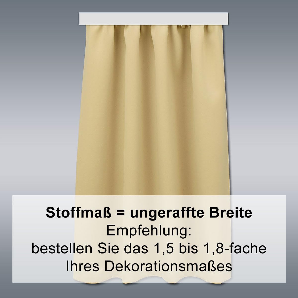 Wohnmobil-Gardine Mattis beige, Höhe 40-80 cm x Breite 70-140 cm | Maßgefertigt, Verdunklungs-Vorhang, Reihband, Blickdicht, Für Caravan & Wohnwagen