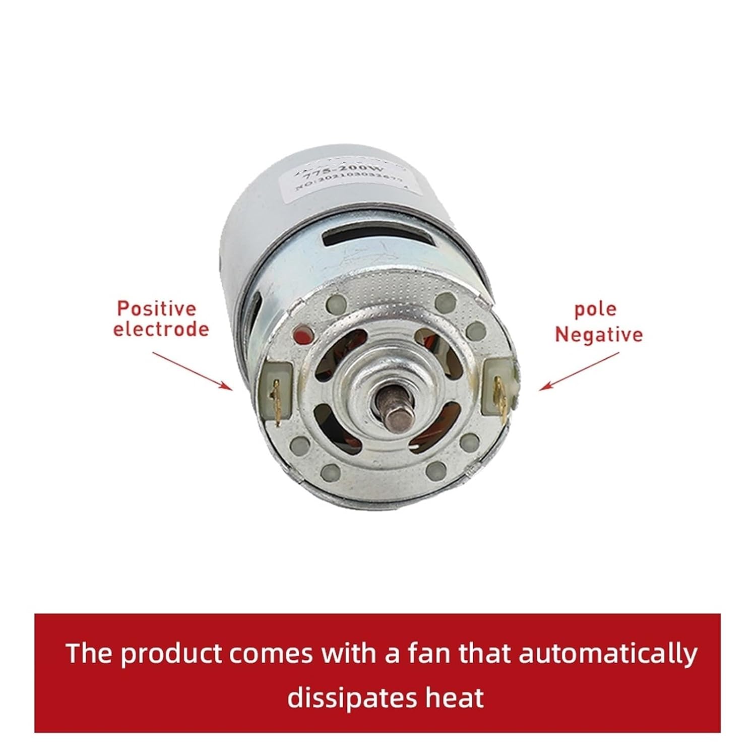 1 Pcs 775 150w 220w Motor 3000-12000 RPM Motor 775 Lawn Mower Motor 12000RPM Two Ball Bearing Rated Dc Motors(775-200W-15000rp-12V)