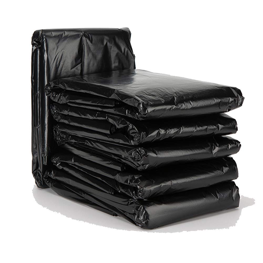 100 XL Bolsas Basura Bin Liner Capacidad 30L-40L Tarea Pesada Bolsa de Reciclaje Prueba lágrima Bolsa de Basura Negra para Cocina Oficina Hospital Hotel cámping