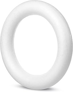 Mr. Pen- Foam Wreath Form, 12 Inch, Large Foam Ring, Foam Circle, Polystyrene Foam, Round Foam for Crafts, Wreath Form for Crafts, Foam Ring for Crafts, Craft Wreath