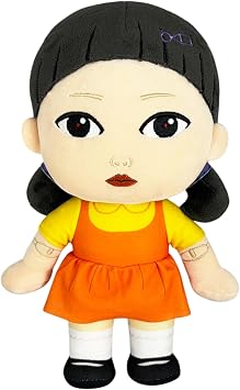 Great Eastern Entertainment Squid Game - Young-HEE Doll Standing Red Light Green Light Plush 10" H