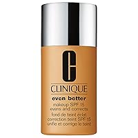 Vista 51 de Clinique Even Better Makeup Liquid Foundation SPF 15 With Vitamin C For Dry + Oily Combination Skin Types Medium Coverage + Natural Finish Evens