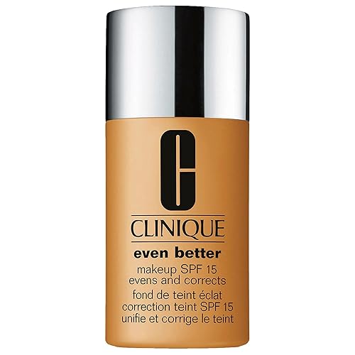 Vista 50 de Clinique Even Better Makeup Liquid Foundation SPF 15 With Vitamin C For Dry + Oily Combination Skin Types Medium Coverage + Natural Finish Evens