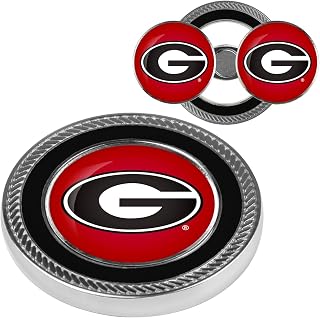 LinksWalker NCAA Challenge Coin with 2 Team Logoed Golf Ball Markers