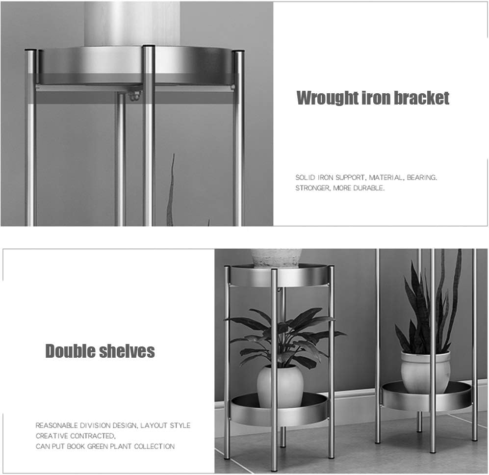 Metal Nesting Table Living Room Bedroom Home Office, Two Piece Set, Waterproof, Rusoof -Black