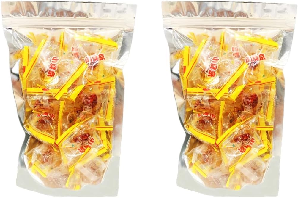 2 Packs - Malt Plum Candy Half Pound or 8 Oz per Bag - Keo Mach Nha Xi Muoi - Made in Taiwan