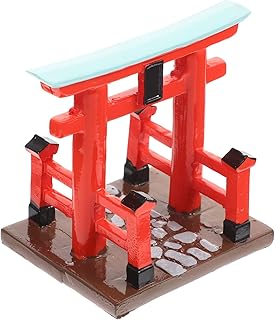 House Ornaments Torii Gate Accessories Home Décor Decor Chinese Decor Torii Gate Ornament Torii Gate Decor Japanese Pagoda Lantern Mini Decor Gate Miniature Gate Model House Gate
