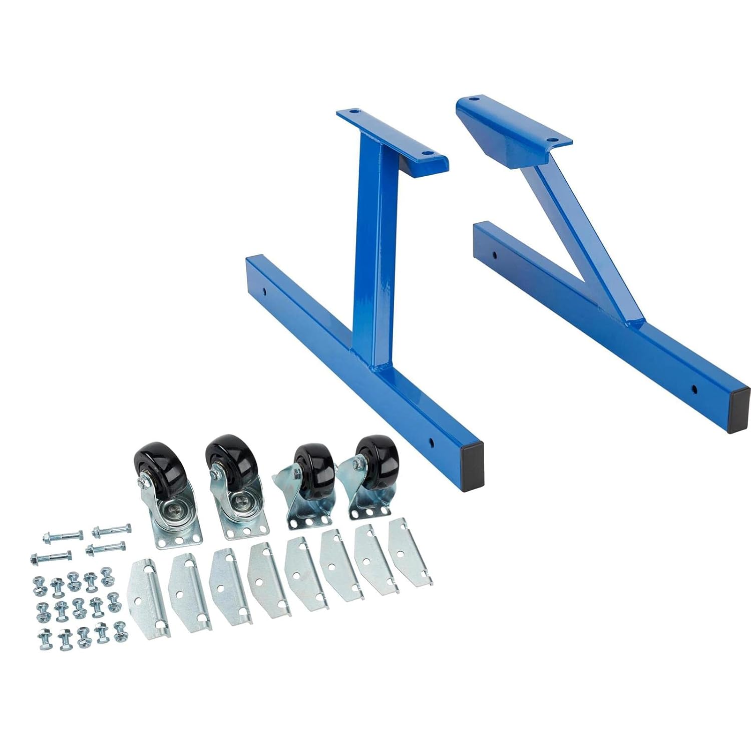 Speedway Motors Rolling Engine Storage Stands, Fits S/B Ford, Light and Compact Engine Stand for Easy Mobility, Includes 2 Swivel Casters and 2 Non-Swivel Casters