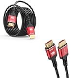 ApoJodly 8K HDMI ARC/eARC Cable for Soundbar to TV 6.6FT + 8K HDMI ARC/eARC Cable 10FT Bundle