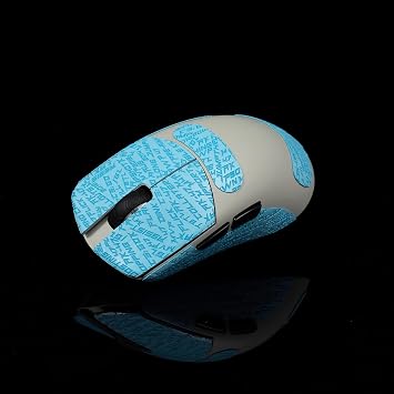 Grip Tape for Lamzu Maya X - Anti-Slip,Enhanced Control, Sweat Resistance,Improves FPS Gaming Grip & Mouse Protection [Pre-Cut] CS Blue 0.3mm