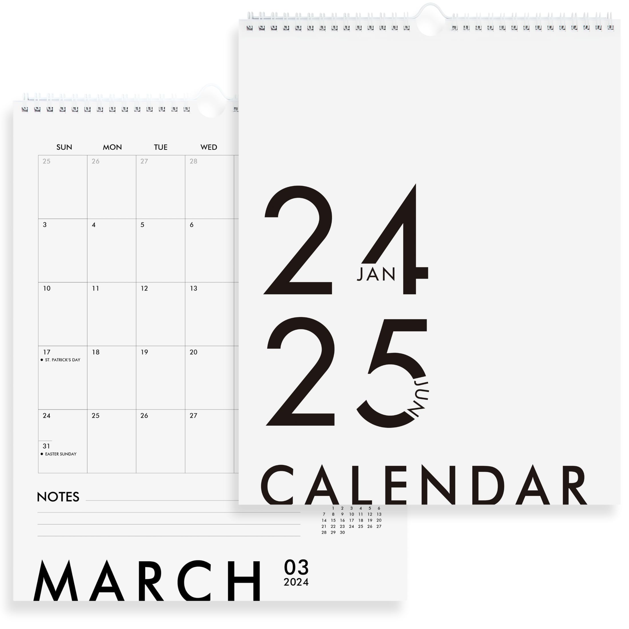 amazon-com-modern-vertical-wall-calendar-2024-2025-18-month-calendar-january-2024-june-2025-11x13-5-inches-sleek-black-white-design-with-spiral-twin-wire-binding-office-products