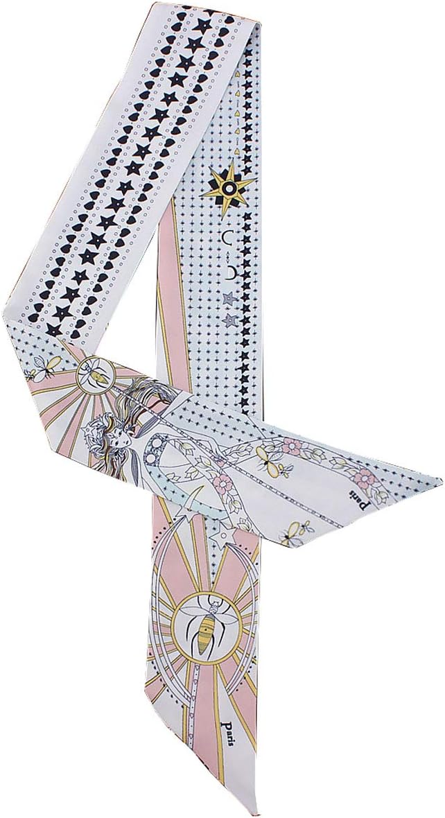 Tarot Series Double-Side Printed Bag Handle Scarf Small Ribbon Variety Scarf Gilrs Hair Head Band