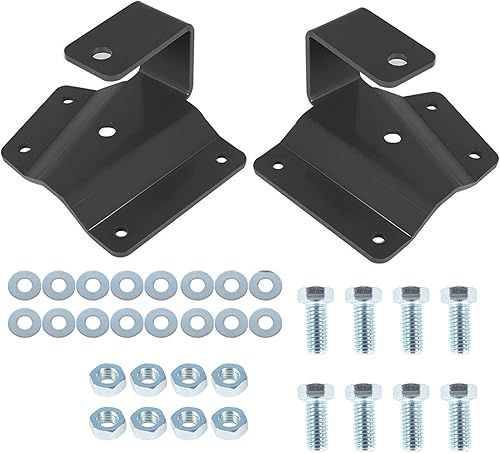 Miniatura 2 de munirater Kit de bajada de ganchos de eje trasero de 2 pulgadas para Silverado 1500 1999-2006 Reemplazo de pastilla para camioneta Sierra 1500