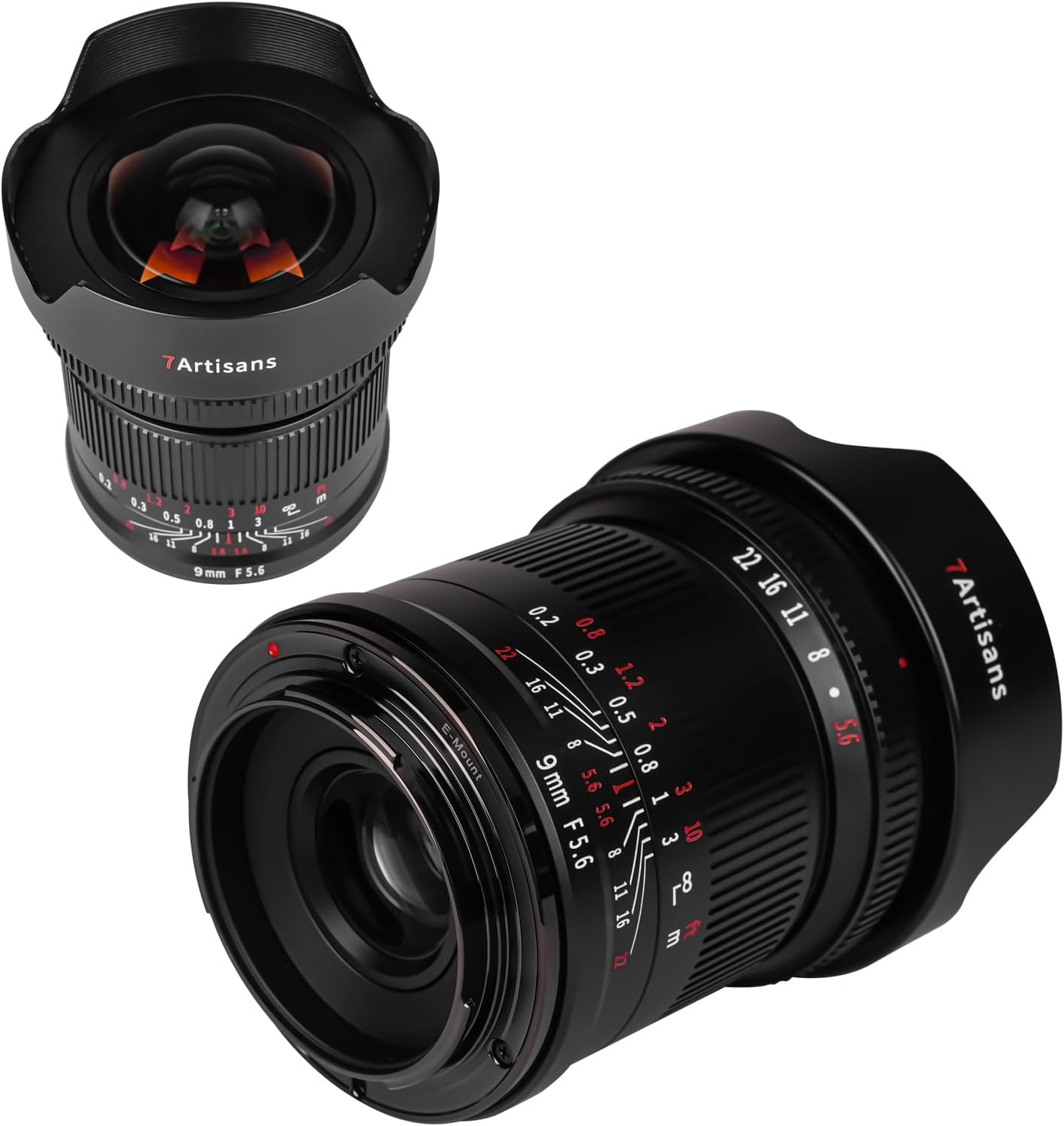 7artisans 9mm F5.6 Camera Lens for Nikon Z Mount, Full Frame 132° Wide Angle Prime Mirrorless Camera Lenses for Z7II, Z6II, Z5, Z6, Z7, Z9, Z50