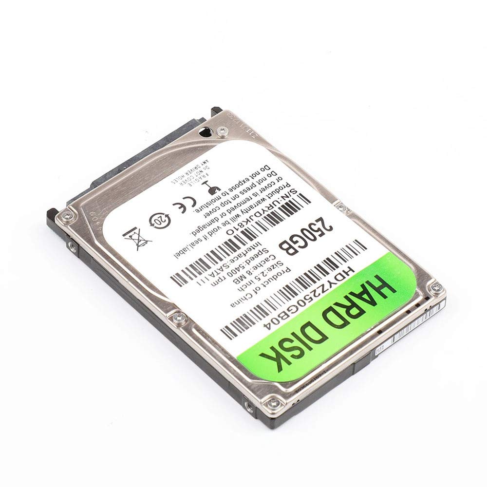 250G HDD 2.5 Pulgada Unidad de Disco Duro para Computadora PortáTil SATA 3.0 5400-7200Rpm Disco Duro para Computadora PortáTil