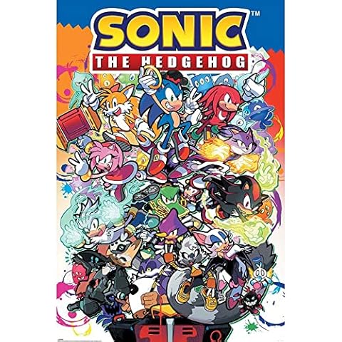 Pyramid International Sonic the Hedgehog Poster Sonic Comic Characters Cover