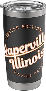 Retro Athletic Naperville IL Apparel Stainless Steel Insulated Tumbler