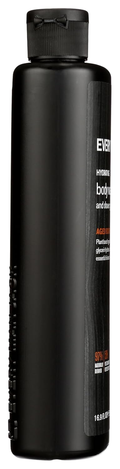 Every Man Jack, Body Wash and Shower Gel, Hydrating, Aged Bourbon, 16.9 Ounce