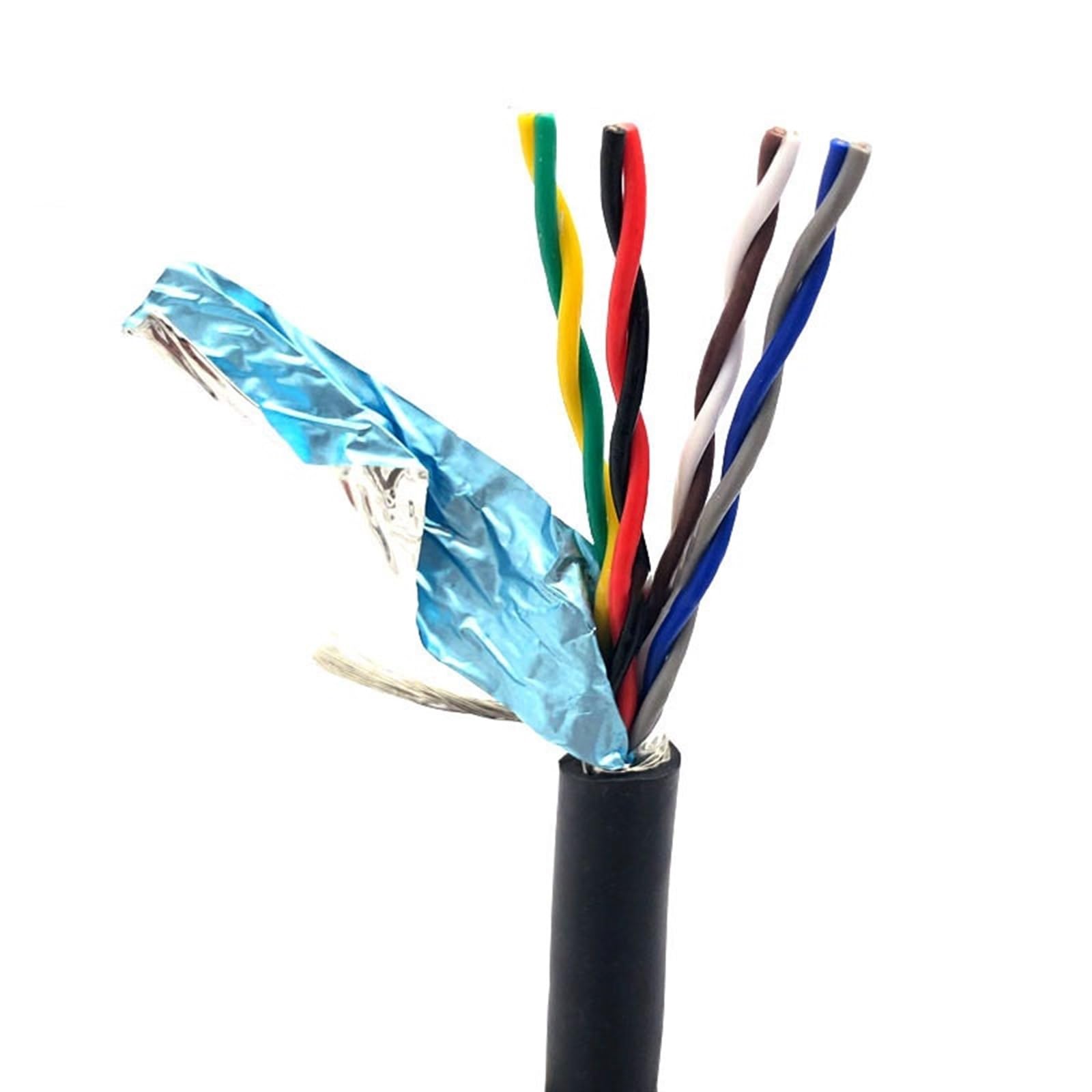 Cables Cable de Audio blindado 3 Metros, multihilo, Multicolor(22awg Back,8 Cores 3Meters)