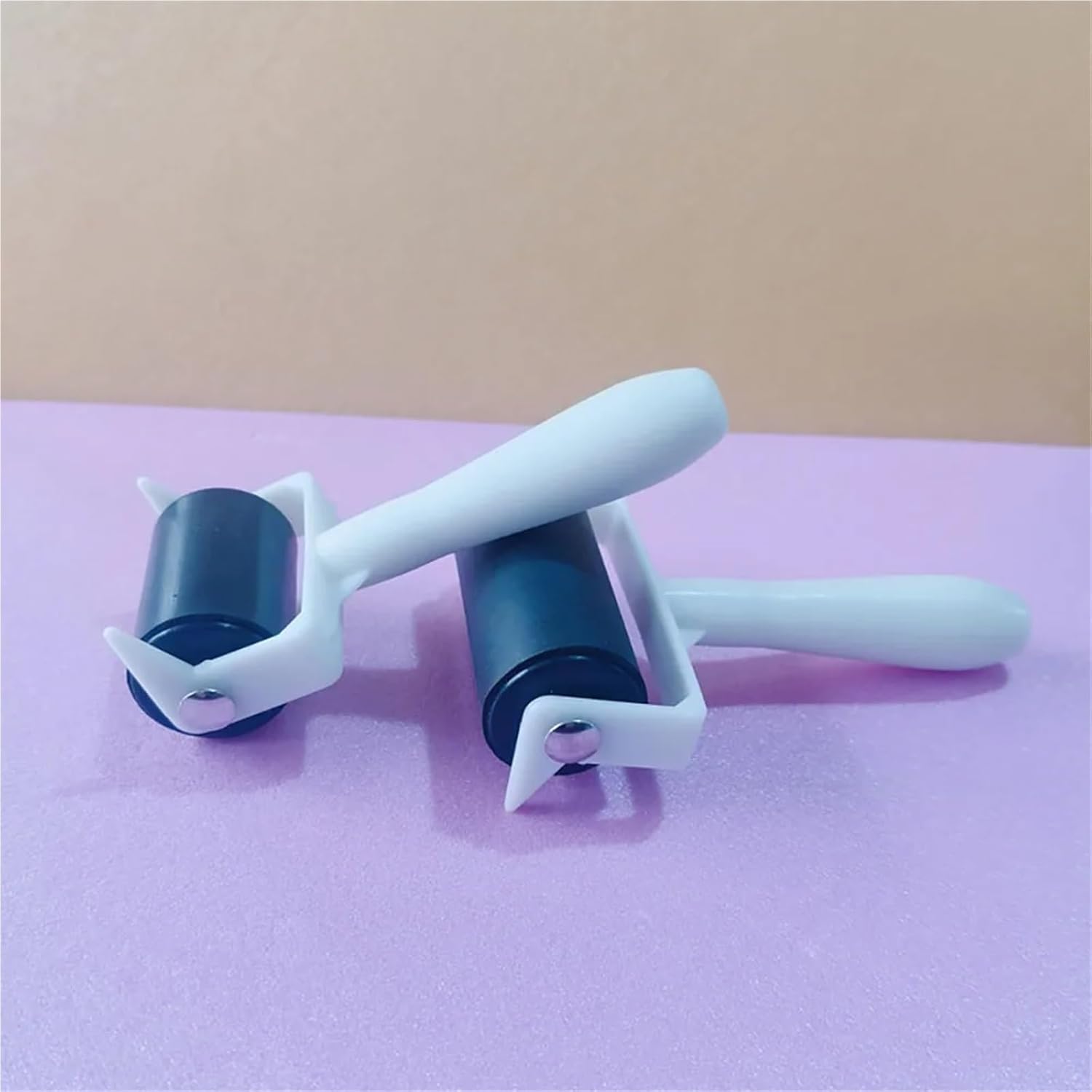 Rubber Brayer Roller 3pcs Ink Painting Printmaking Roller Art Craft Projects Stamping Tool Paint DIY Craf for Crafting(4cm)