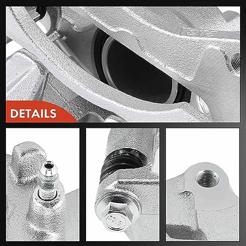 A-Premium Disc Brake Calipers Assembly with Bracket Compatible with Mitsubishi Outlander 2007-2020, Outlander Sport 2011-2023, Lancer 2008-2016, RVR 2011-2019 - Front Left Driver Side by A-Premium - Image 7