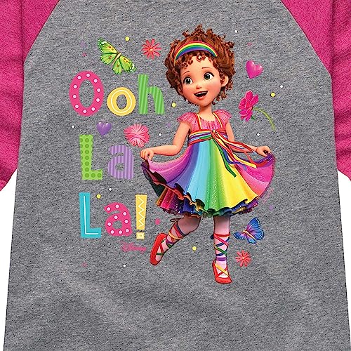 Disney Fancy Nancy - Toddler and Youth Girls Raglan Graphic3