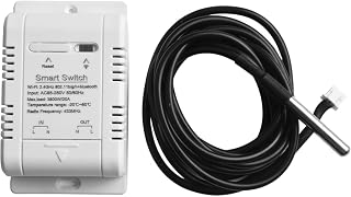 WLAN-Temperaturregler 20 A für Smart Life kompatibles WLAN (20 A mit 2 m