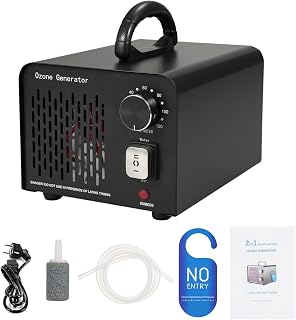Domary Purificador de Aire y Agua con Ionizador O3 para Hogar, Oficina y automóvil. Eliminación de Metales pesados. (40 g enchufe europeo)