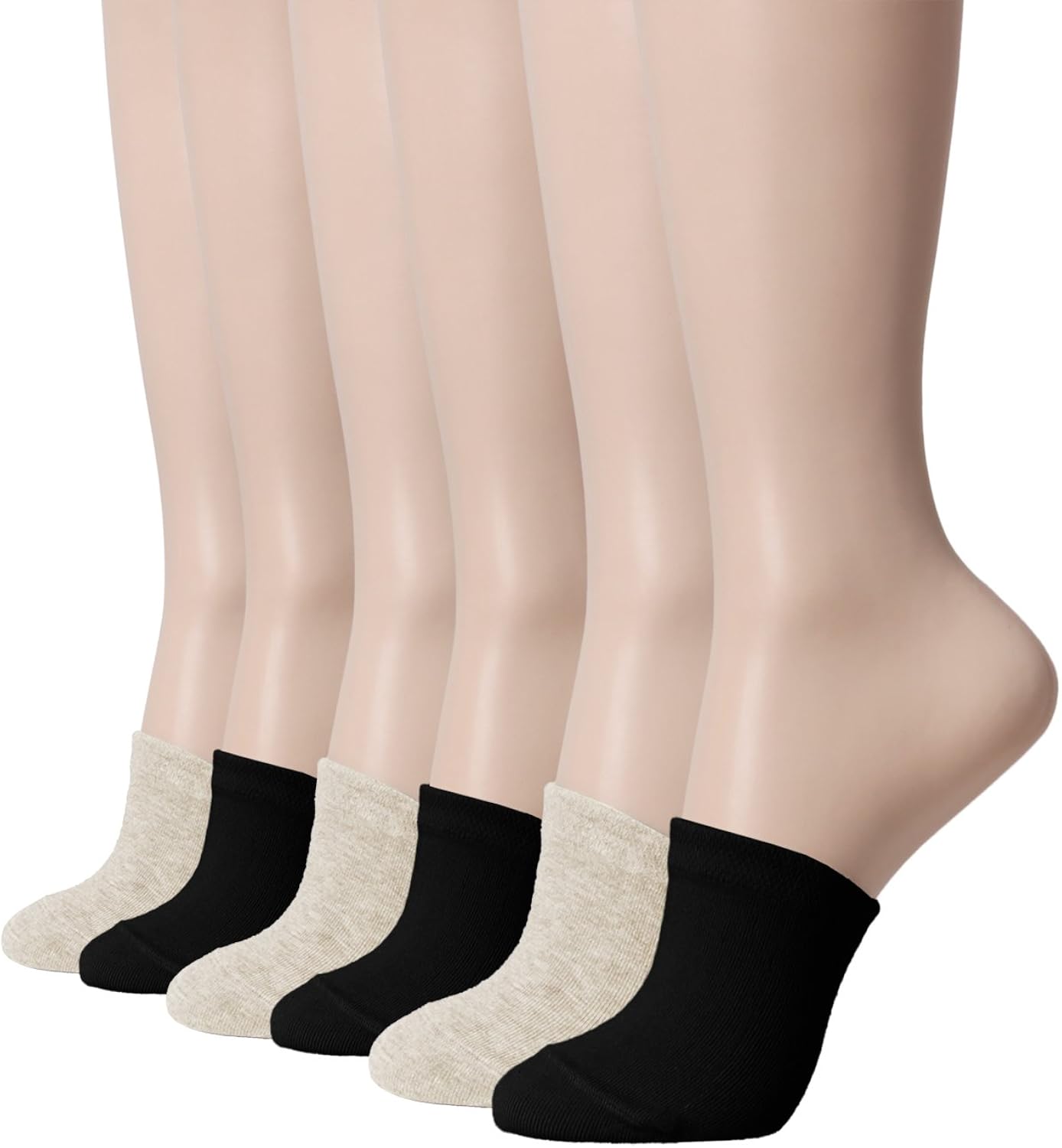 OSABASA Women's Socks Half Socks Toe Topper Liner Socks