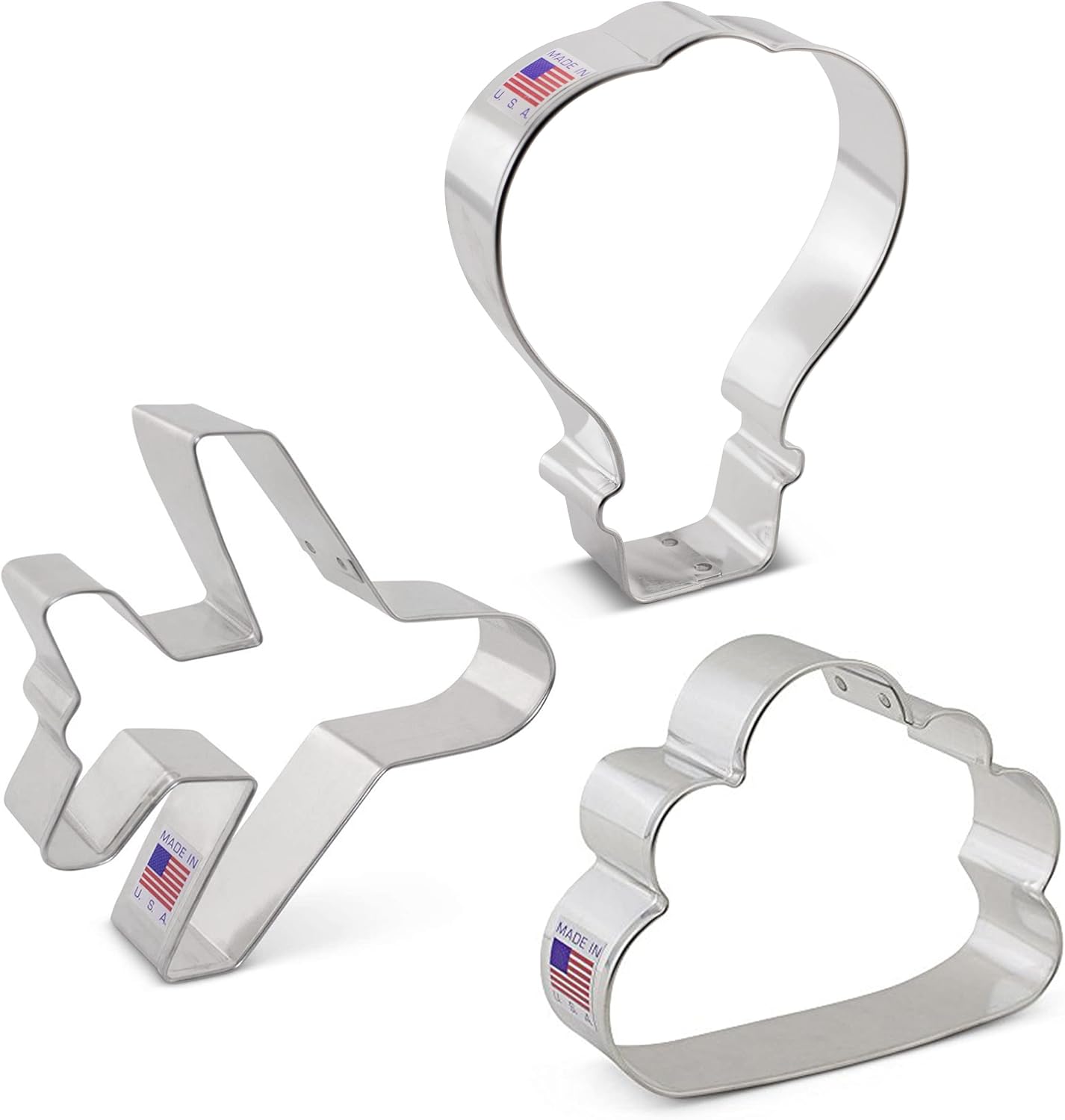 Ann Clark Adventure Travel Cookie Cutter Set of 3, Made in USA image 4