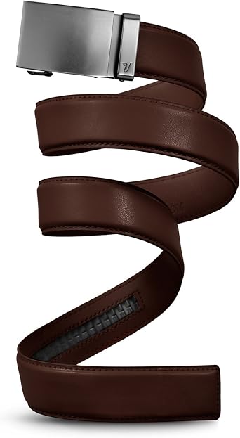 Mission Belt Mens Leather Ratchet Belt, 40mm Metal Collection