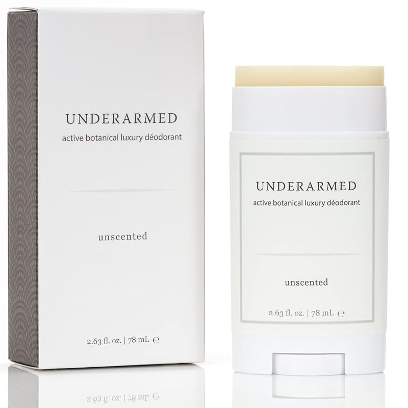 Super Natural Goods Underarmed Desodorante sem fragrância e sem alumínio com coco e óleos essenciais