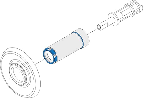 Miniatura 6 de Olympia Faucets P-1232 - Juego de ducha con dos asas, acabado cromado Cromo pulido,cepillado níquel