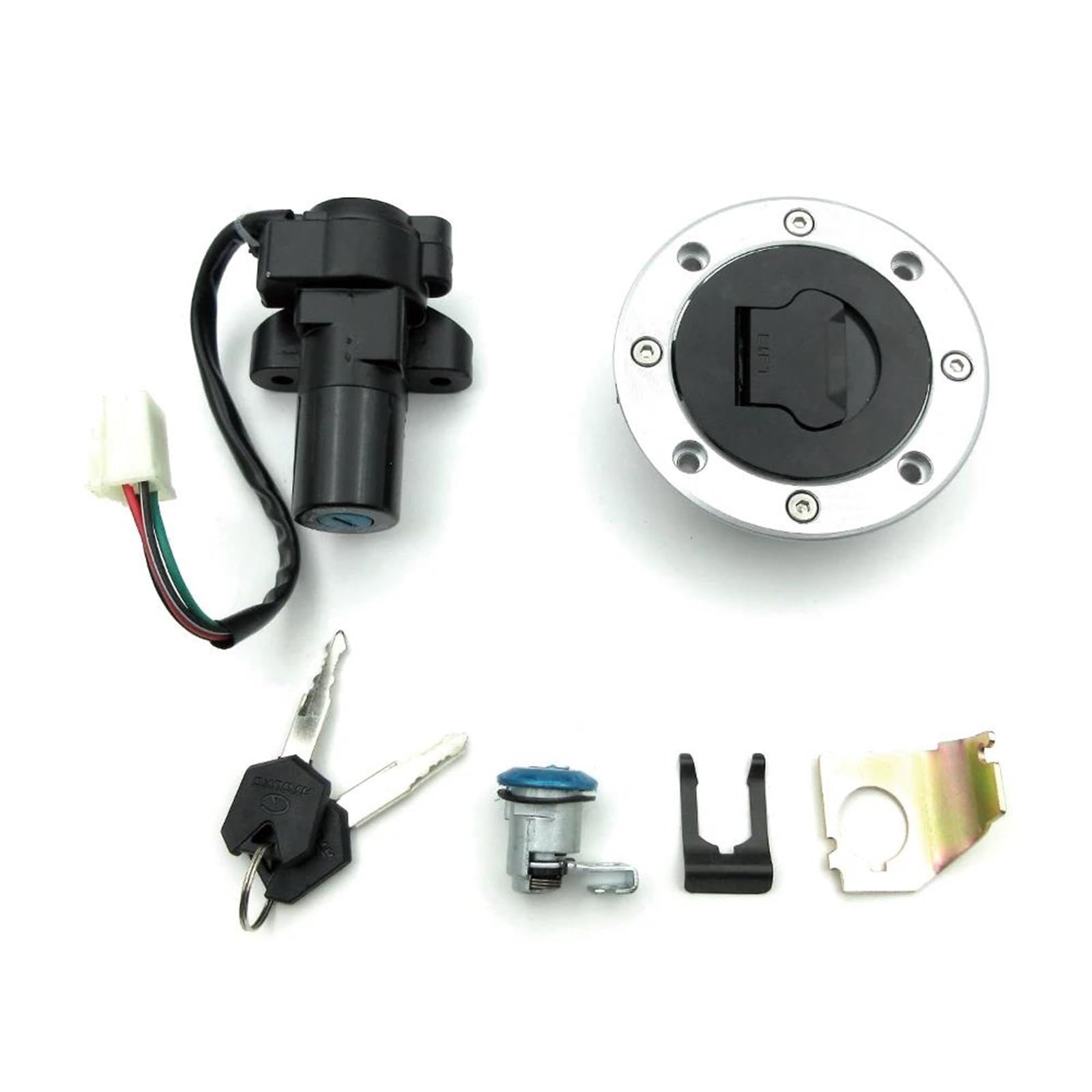 Contacteur d'allumage moto et bouchon de réservoir pour Suzuki Bandit 250 400