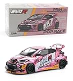 Diecast Model Car Compatible with EVA RT Production Model Custom Type-08 Goodride GR Yaris 1/64 Diecast Model Car by Pop Race PR64-220