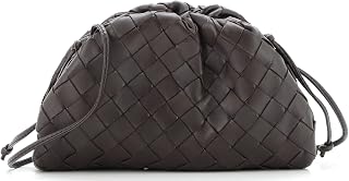 Pre-Loved The Pouch Intrecciato Nappa Mini, Brown