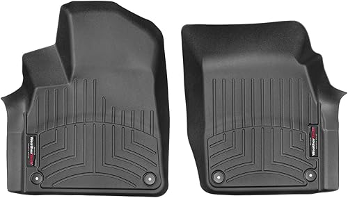 Miniatura 1 de WeatherTech Revestimientos de suelo personalizados para Audi Q8, SQ7, RS Q8, Q7-1st Row (448871), color negro