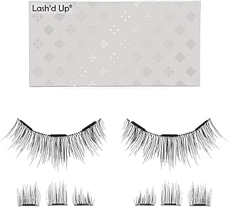 Lash'd Up Pestañas magnéticas sin delineador ...