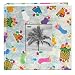 Pioneer Photo Albums 200-Pocket Tropical Drinks Design Fabric Frame Cover Photo Album for 4 by 6-Inch Prints