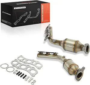 A-Premium Left & Right 2‑PC Catalytic Converter Kit Direct-Fit Stainless Steel