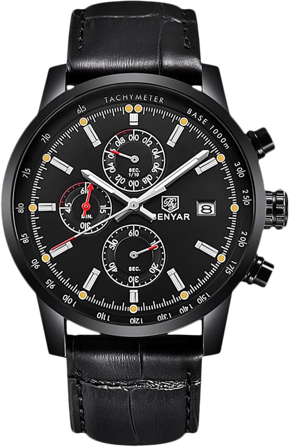 Orologio Cronografo Uomo Emporio Armani Franco AR0371 Cinturino Pelle