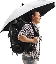 G4Free Large 46" Silver Reflective Ultralight Hiking Umbrella