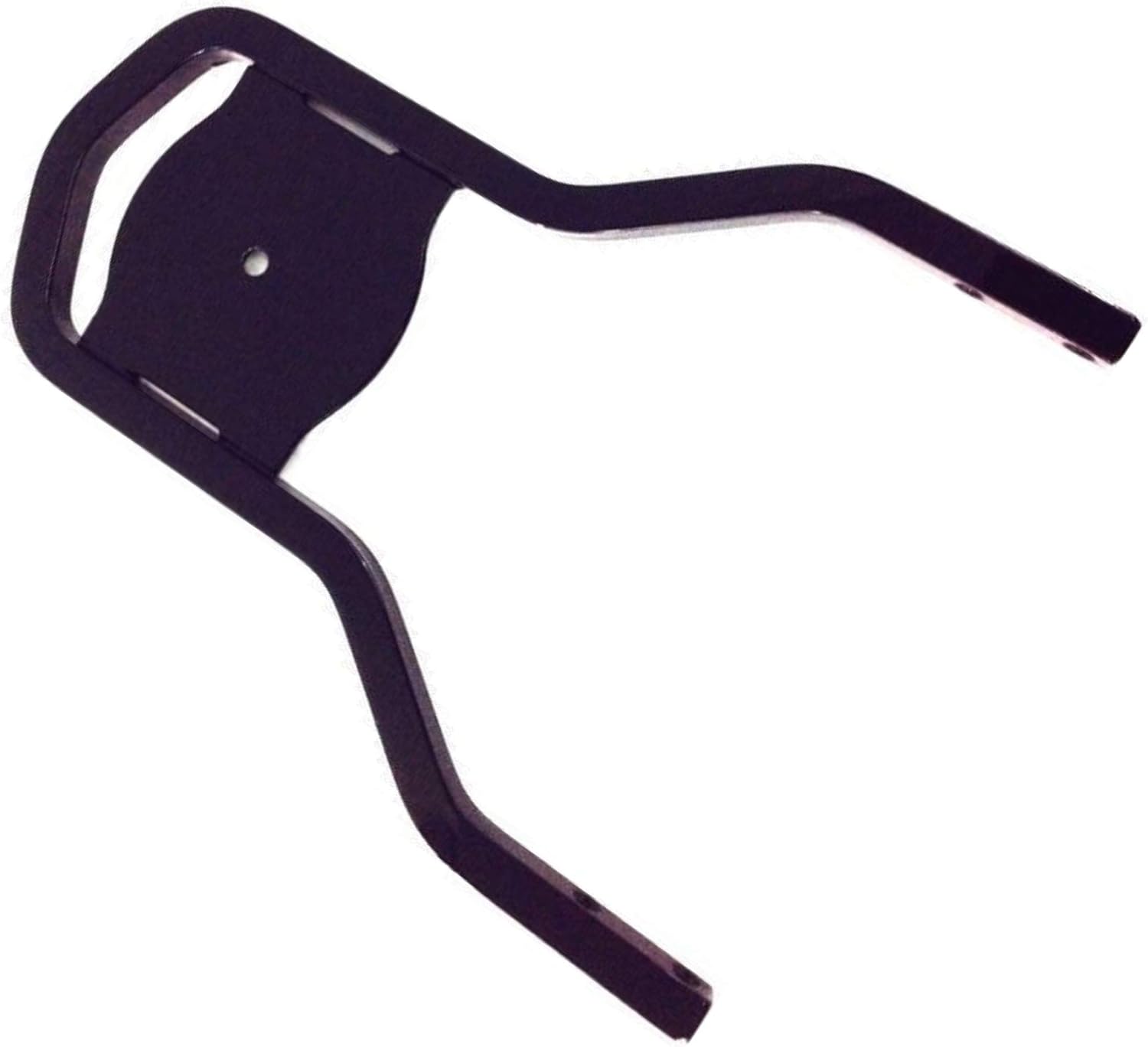 LOW short Medallion Style Sissy Bar Upright Black Passenger Backrest for Harley Davidson Softail Fat Boy Deluxe Heritage Dyna Street Bob Low Rider Sportster Iron 12" inch refer # 51851-09 or 52300024