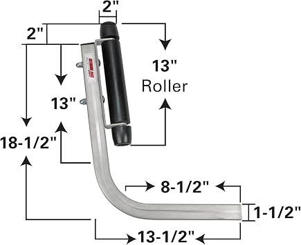 Extreme Max 3005.3822 Heavy-Duty Roller Guide-On System