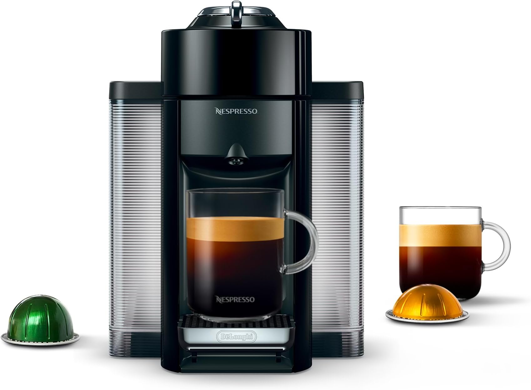 Vertuo Coffee and Espresso Maker by De'Longhi, Piano Black