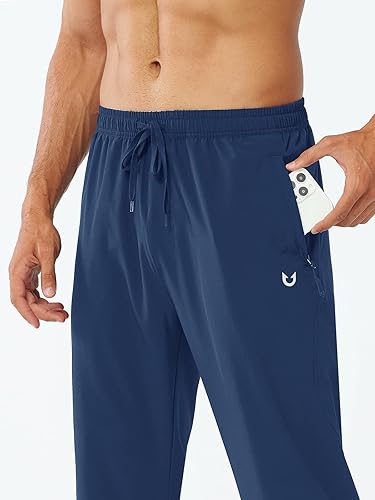 Miniatura 2 de NORTHYARD Pantalones deportivos para hombre para correr, entrenamiento, joggers, ligeros, para gimnasio, jogging, pista, casuales, con bolsillos con