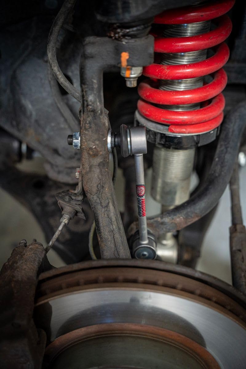 Freedom Off-Road Extended Front Zinc-Nickel Sway Bar End Links for 2-4" Lift fits 03-05 Ram 2500 3500